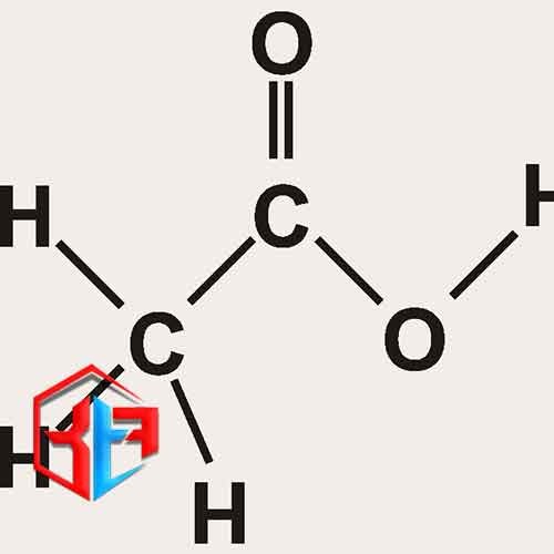 ساختار شیمیایی اسید استیک