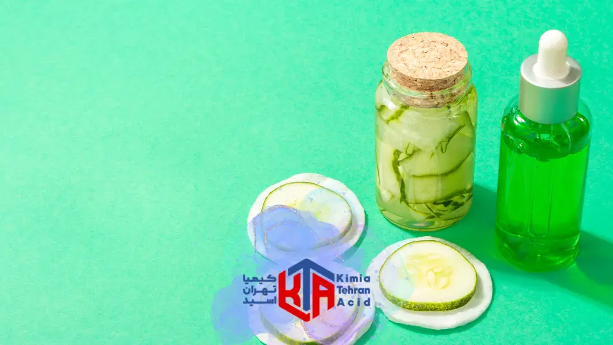 ماسک خیار و گلاب