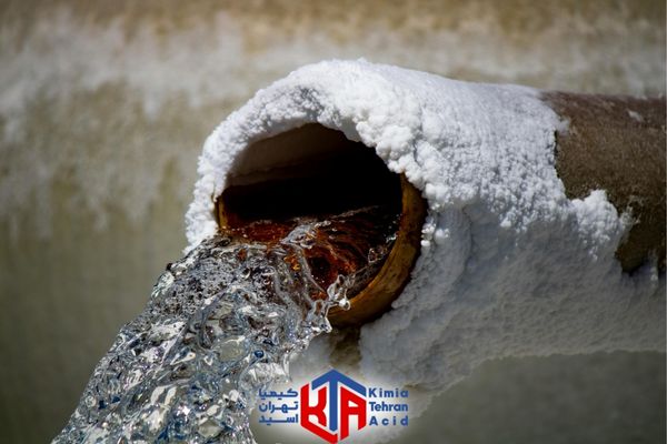 رسوب گیری ابگرمکن دیواری با جوهر نمک