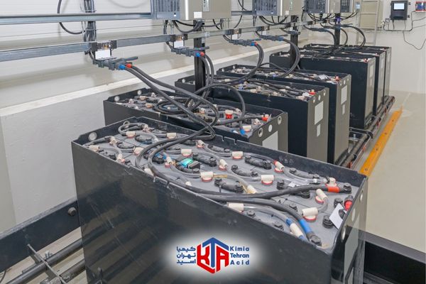 اسید باتری | آب اسید باتری | الکترولیت 1250 کیمیا تهران اسید